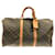 Louis Vuitton Keepall Bandouliere 50 Braun Leinwand  ref.769258