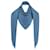 Louis Vuitton LV Evermore xale novo Azul Seda  ref.769858