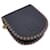 Pequin Fendi Borsa con cerniera per set di lustrascarpe in pelle di tela nera vintage Nero  ref.769869