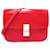 Classic Box Céline Scatola classica media rossa Celine Rosso Pelle Vitello simile a un vitello  ref.769925