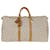 Louis Vuitton Keepall Bandouliere 55 White Cloth  ref.769956