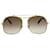 Alexander McQueen Aviator Sunglasses Golden Metallic  ref.770407