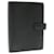 LOUIS VUITTON Epi Agenda MM Day Planner Cover Black R20042 LV Auth 35027 Leather  ref.770788