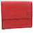 LOUIS VUITTON Porte Monnaie Billets Cartes Crdit Wallet Red M63487 LV Auth 34670 Leather  ref.771007
