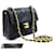 CHANEL Mini Square Small Chain Shoulder Bag Crossbody Black Gold Leather  ref.771199