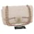 CHANEL Matelasse Tweed Turn Lock Chain Shoulder Bag White Pink CC Auth 35175a  ref.771215