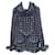 Chanel 9,6K$ Neue Paris/DALLAS Tweed-Jacke Marineblau  ref.771637