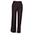 Burberry trousers Chocolate Wool  ref.771917