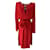 robe rouge Sézane Soie  ref.771945