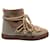 Inuikii Ankle Boots Beige Suede Leather  ref.771996