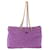 PRADA Schultertasche mit gesteppter Kette Nylon Purple Auth tp577 Lila  ref.772094