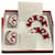 Hermès BRAND NEW Balcon du  Quadalquivir Set White Red Ceramic  ref.772191