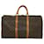 Louis Vuitton Keepall 50 Brown Cloth  ref.772419