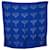 LOUIS VUITTON X STARCK SCARF 1991 AMERICA'S CUP BOATS HULL SILK SCARF Blue  ref.772450
