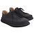Sneakers Platform Jil Sander in pelle nera - vista 2