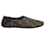 Fendi FF-Logo Slippers in Brown Print Canvas Cloth  ref.773306