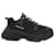 Balenciaga Triple S Sneakers aus schwarzem Polyurethan Kunststoff  ref.773315