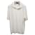 Theory Birke Polo Shirt in White Knit Linen  ref.773327