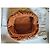 Borsa Pouch Bottega Veneta in pelle color cognac - vista 9