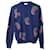 Acne Studio Koray Fruit-Jacquard Sweater in Blue Acrylic  ref.773787