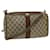 GUCCI Web Sherry Line GG Canvas Shoulder Bag PVC Leather Beige Red Auth yk5803b Green  ref.774216
