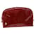 LOUIS VUITTON Monogram Vernis Pochette Cosmetic Pouch Red M90172 LV Auth 34575 Patent leather  ref.774315