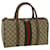 GUCCI GG Canvas Web Sherry Line Boston Bag Beige Red Green 39.02.007 Auth hk556  ref.774369