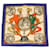 Hermès HERMES CARRE 90 NAPOLEON Scarf Silk Blue Red Green Auth ac1651  ref.774417