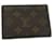 Porte monogramme LOUIS VUITTON 2 Cartes Vertical Pass Case M60533 Auth ar LV8749 Toile  ref.774680