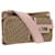 Bolsa cintura de lona Christian Dior Trotter rosa bege original 34567  ref.774700