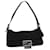 FENDI Mamma Baguette Shoulder Bag Nylon Black Auth am3620  ref.774743