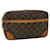 Louis Vuitton Monogram Compiegne 28 Clutch Bag M51845 LV Auth bs3683 Cloth  ref.774762