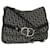 Bolso de hombro Christian Dior Trotter Canvas negro Auth ki2665 Lienzo  ref.774773