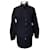 JEAN PAUL GAULTIER GIACCA MAGLIONE GIACCA foderata ZIP RILIEVI POSTERIORE S XL O T 40 A T 44 Blu navy Poliammide  ref.774992