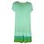 MANOUSH KLEID MINT MEDAILLON ROSE RELIEF RÜSCHEN T 40/42 Hellgrün - Ansicht 12