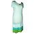 MANOUSH KLEID MINT MEDAILLON ROSE RELIEF RÜSCHEN T 40/42 Hellgrün - Ansicht 13