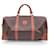 Céline Vintage Brown Macadam Canvas Duffel Unisex Boston Travel Bag Cloth  ref.775032