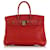 Hermès Hermes rojo Togo Birkin 35 Roja Cuero Becerro  ref.775111