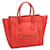 Céline Luggage Red Pony-style calfskin  ref.775385