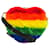 Balenciaga Heart-shaped Multiple colors Fur  ref.775603