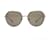 Chanel Runde Brille 2022 Braun Metall  ref.775773