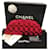 Chanel Mademoiselle-Clutch-Tasche Rot Satin  ref.775824