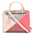 Fendi 2Jours Colorblock-Lederhandtasche Pink Kalbähnliches Kalb  ref.775994