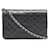Chanel CC Quilted Wallet On Chain Black Pony-style calfskin  ref.776003