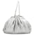 Chanel Melrose Cabas Tote Bag Silvery Linen Cloth  ref.776008