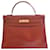 Hermès hermes kelly Red Leather  ref.776483