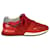 Sneakers Louis Vuitton Run Away Suede Rouge  ref.776536