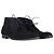 Stivaletti con lacci Hugo Boss Desert in camoscio nero - vista 3