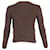 Jersey de punto de manga larga en lana marrón de Neil Barrett Castaño  ref.776799