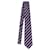 Church's Stripe Formal Tie in Purple Print Silk  ref.776827